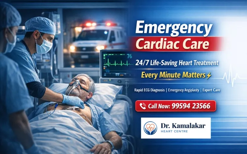 Emergency cardiac care facility at Kamalakar Heart Centre, Guntur