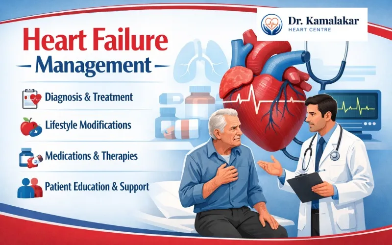 Heart failure management and treatment at Kamalakar Heart Centre, Guntur