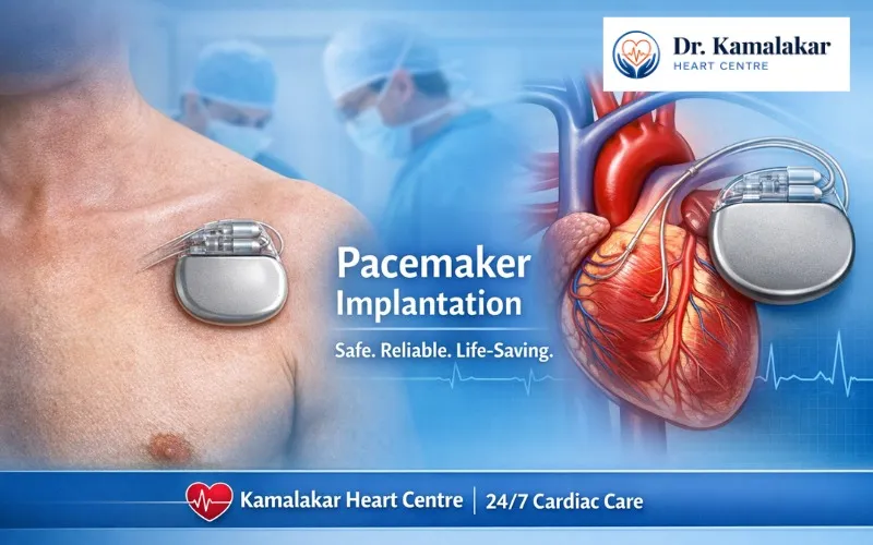 Pacemaker implantation procedure at Kamalakar Heart Centre, Guntur
